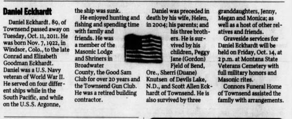 Clipping from The Independent-Record